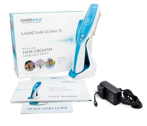 HairMax Ultima 12 Laser Comb whats inside