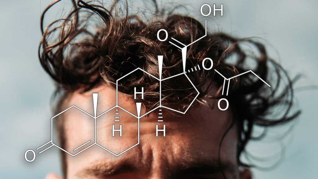 clascoterone formula and man's hair