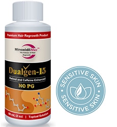 15 % minoxidil solution